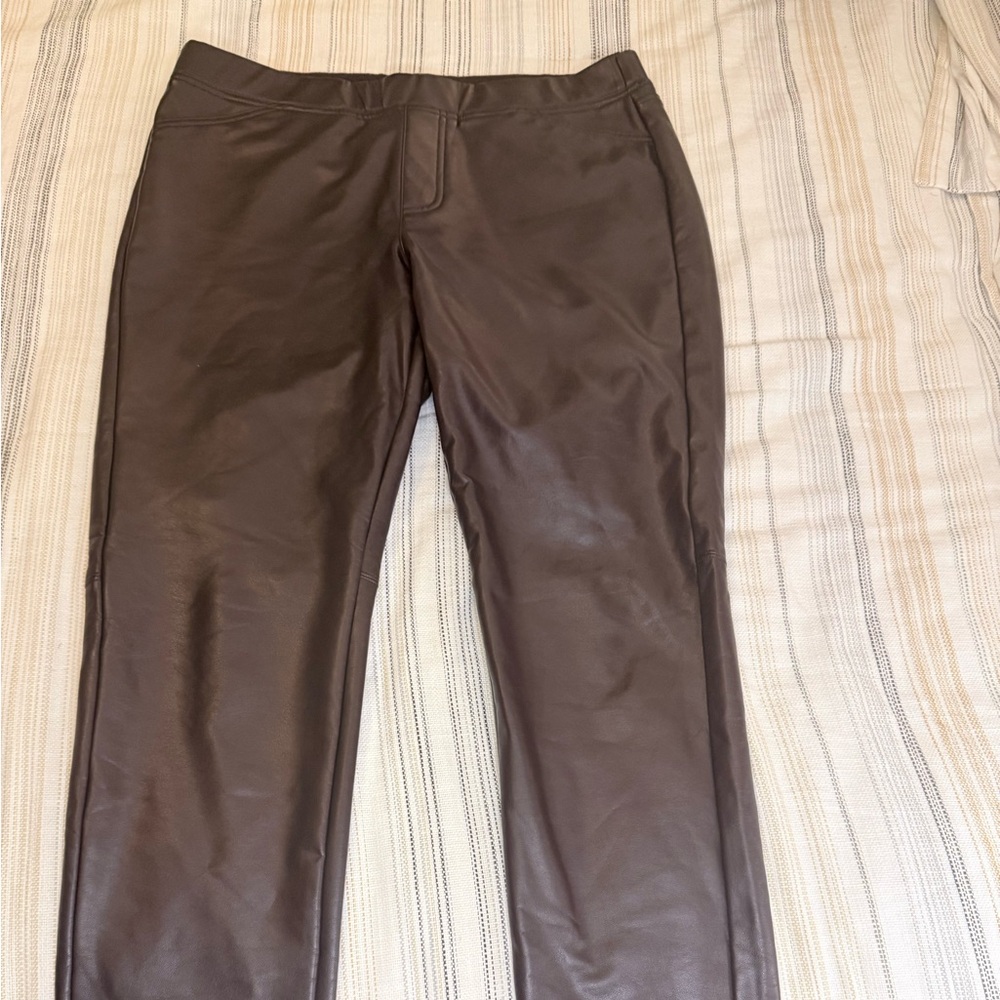 J. Jill Dark Brown Leather Apparel